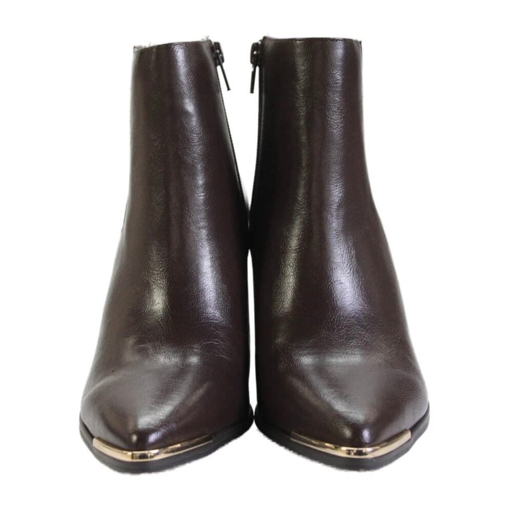 BCBGeneration Womens Jacksin Wedge Heel Ankle Boots Mocha Brown Size 6.5 Medium
